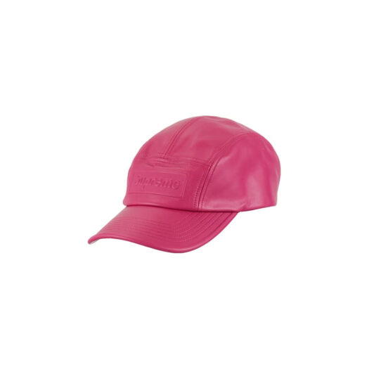 Supreme GORE-TEX Leather Camp Cap Pink