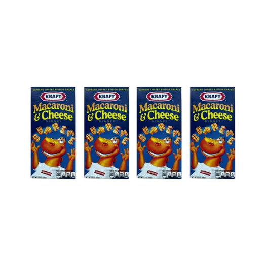 Supreme Kraft Macaroni & Cheese 4x Lot (Not Fit For Human Consumption)
