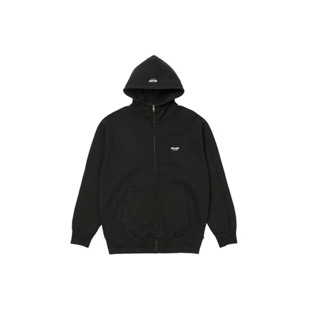 Palace slub hood black on sale