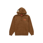 Supreme Instant High Patches Hooded Sweatshirt Brown