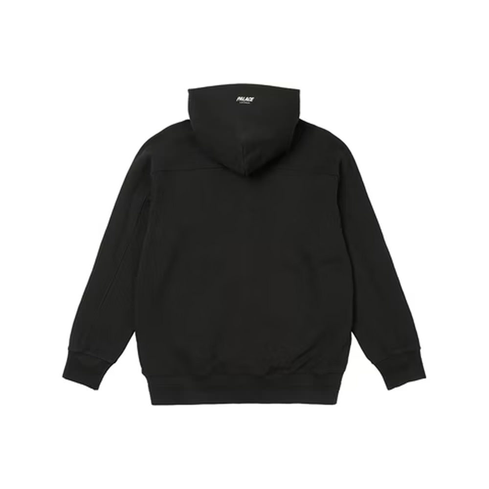 Palace Slub Zig Zag Hood BlackPalace Slub Zig Zag Hood Black OFour