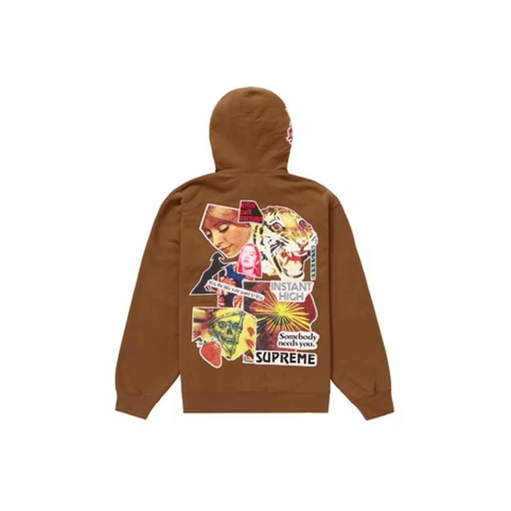 Supreme Instant High Patches Hooded Lサイズ - トップス