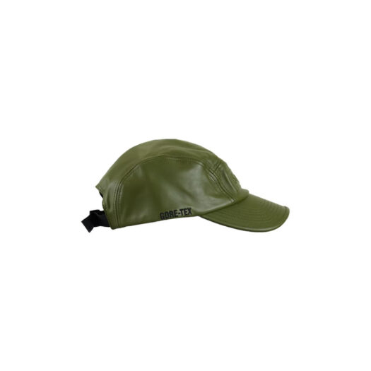 Supreme GORE-TEX Leather Camp Cap Olive