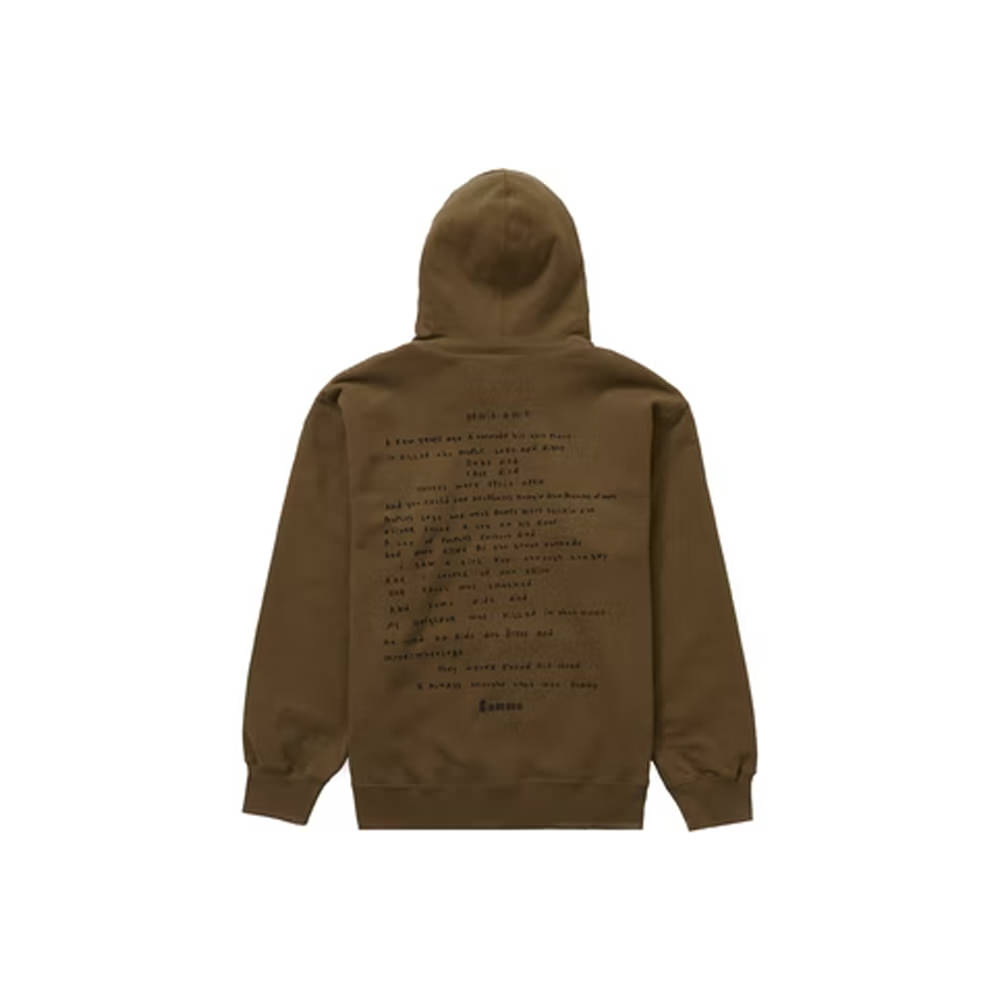 トップス Supreme Gummo Hooded Sweatshirt XL Supreme Gummo Hooded Sweatshirt Olive Brown XL SS22 BRAND