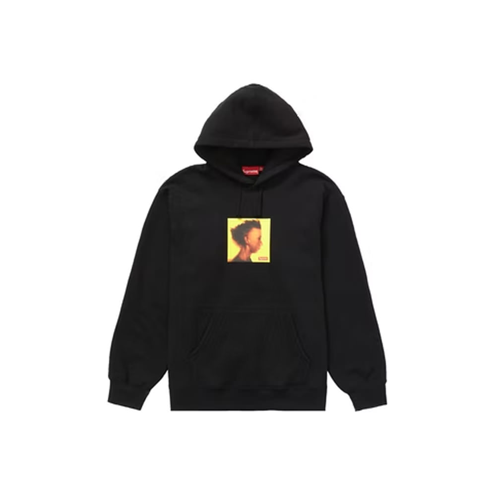 Supreme Script Hooded Sweatshirt Black Men's - SS23 - US