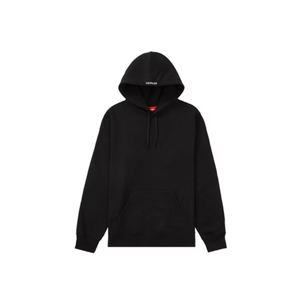 Supreme trademark hot sale hooded sweatshirt black