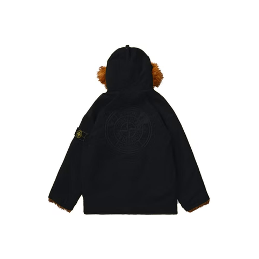 Stone island hot sale parka fur