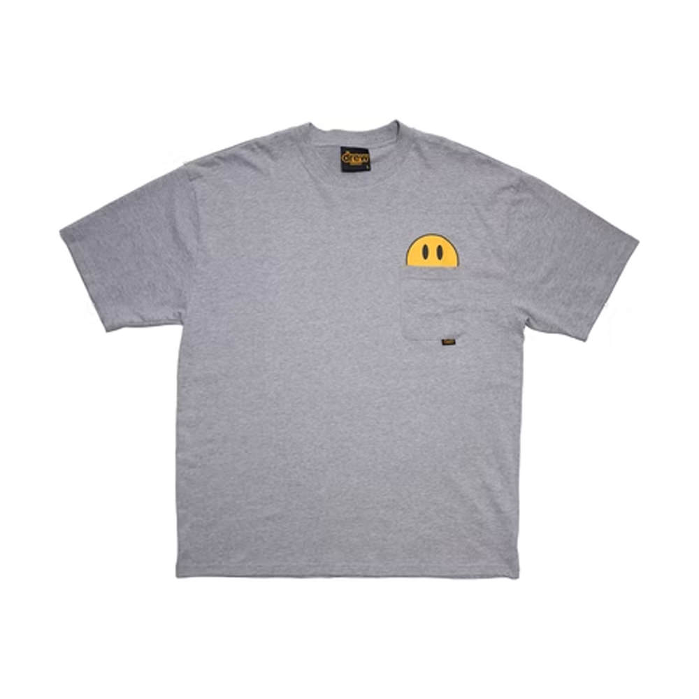 drew house Mini Mascot Pocket Tee Heather Greydrew house Mini