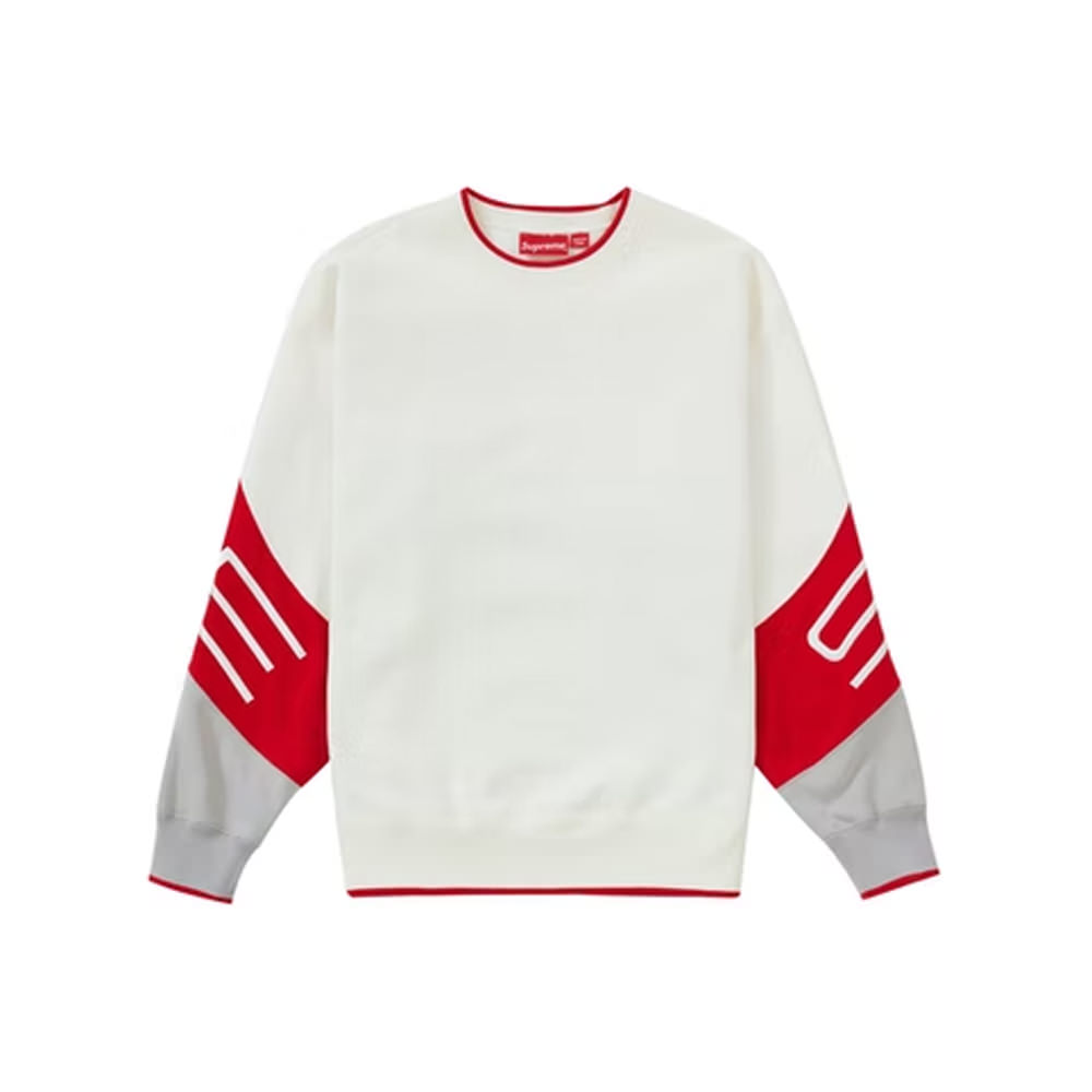 Supreme Stretch Crewneck WhiteSupreme Stretch Crewneck White - OFour