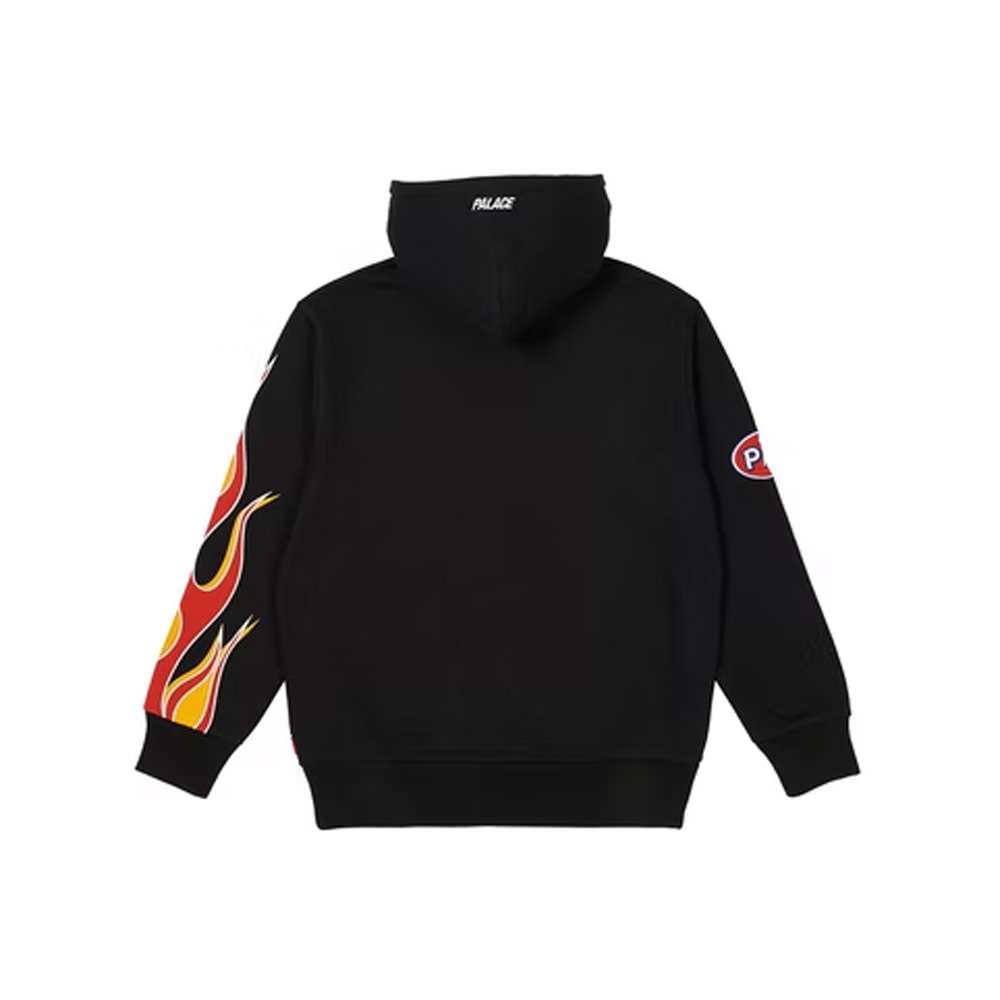 Palace Flame Hood BlackPalace Flame Hood Black - OFour