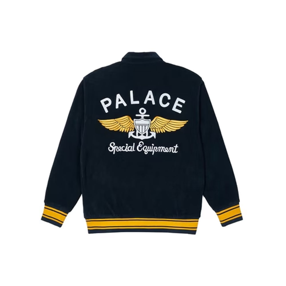 Palace Towelling Jacket Navy