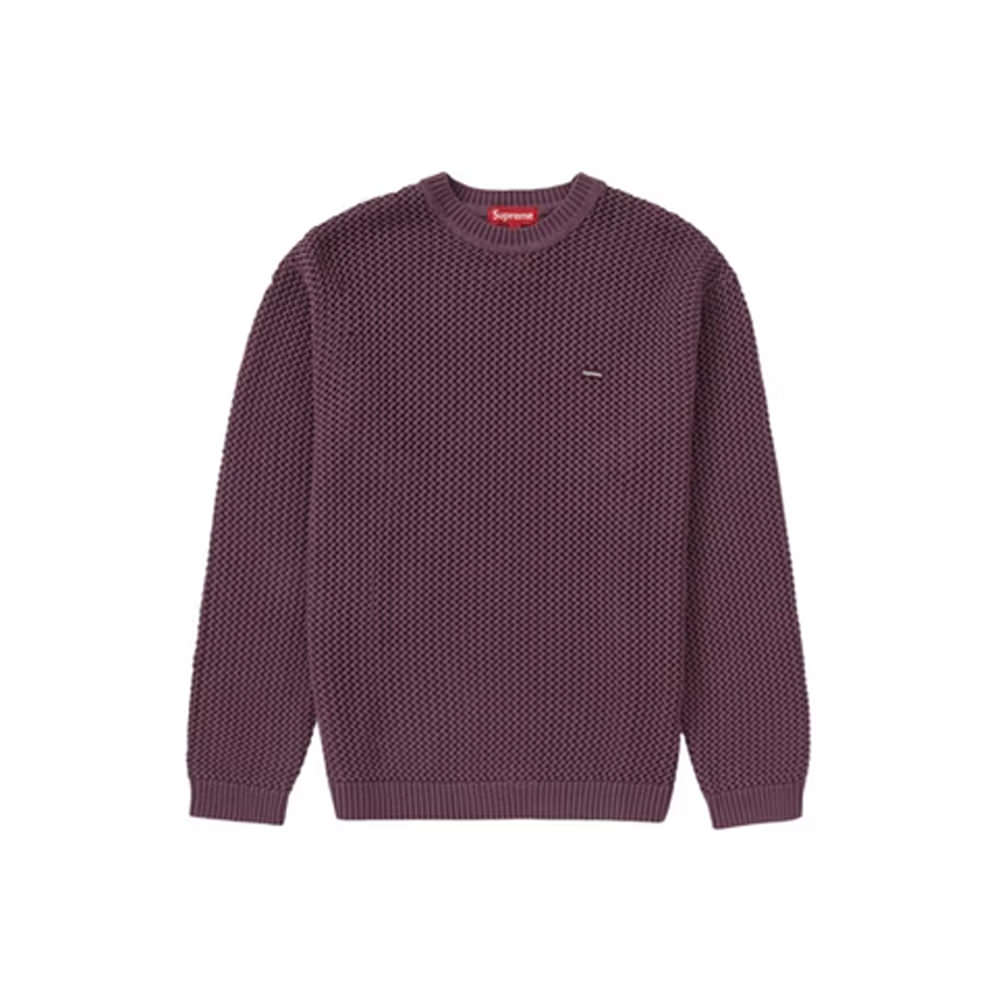 supreme open knit small box sweater