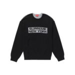 Supreme 2-Tone Sweater Black