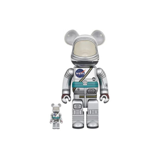 Bearbrick Project Mercury Astronaut 100% & 400% Set