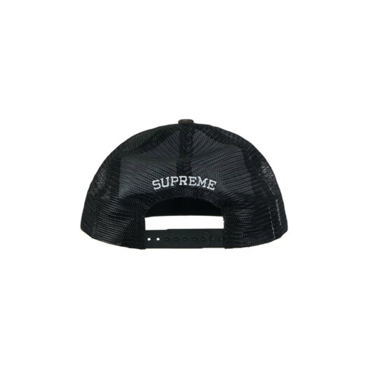 Supreme Gradient Jacquard Denim Mesh Back 5-Panel Black