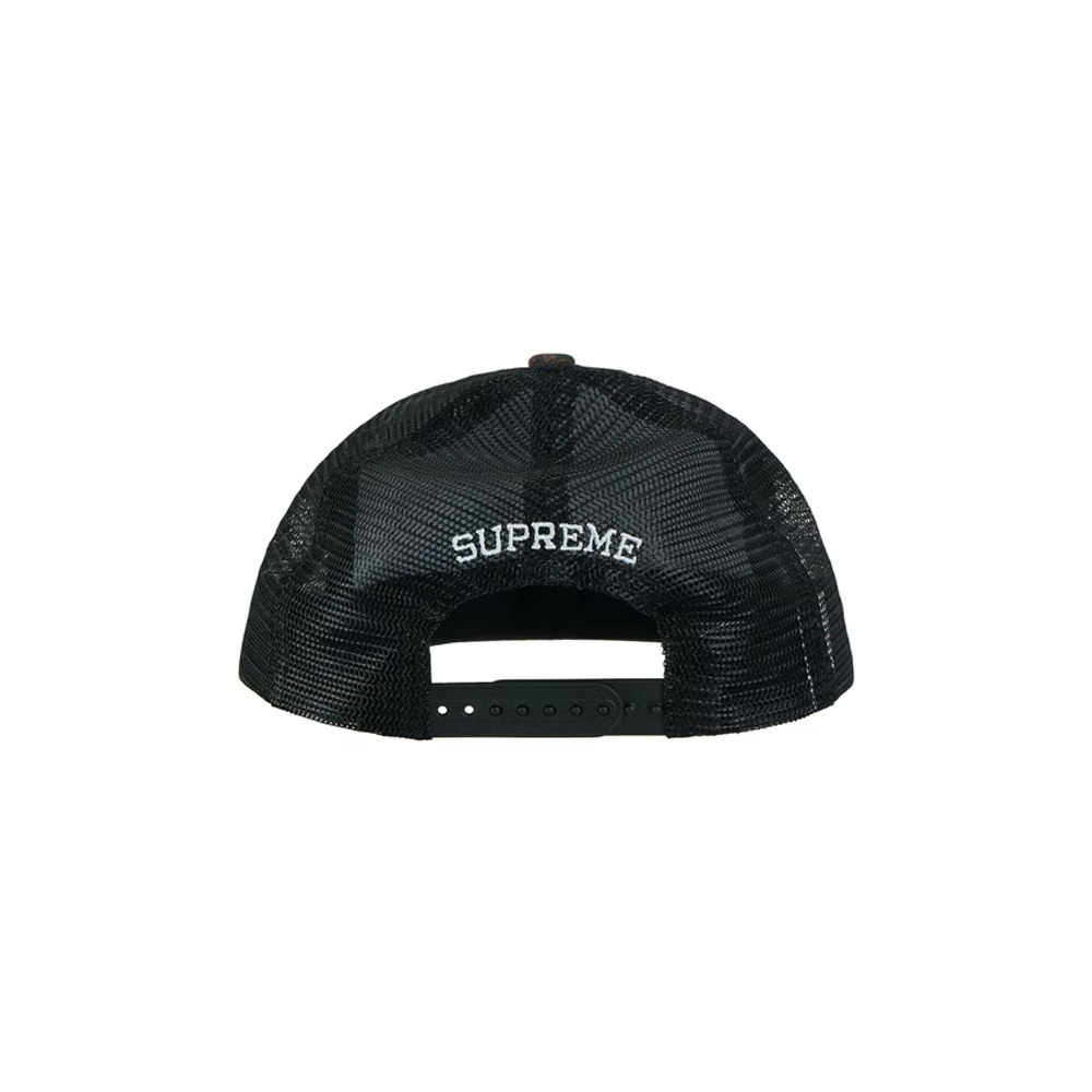 Supreme Gradient Jacquard Denim Mesh Back 5-Panel BlackSupreme