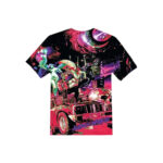 Juice Wrld Galaxy All Over T-shirt Black/Multi