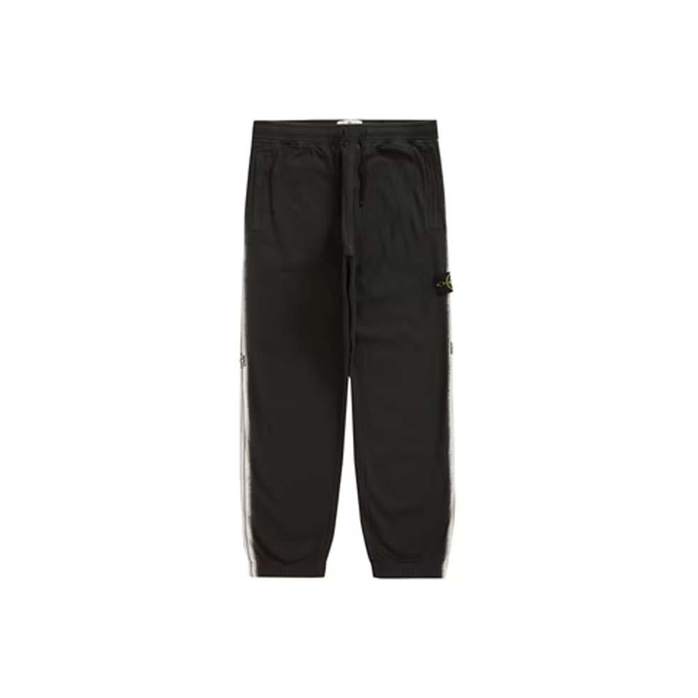 Supreme Stone Island Stripe Sweatpant BlackSupreme Stone Island