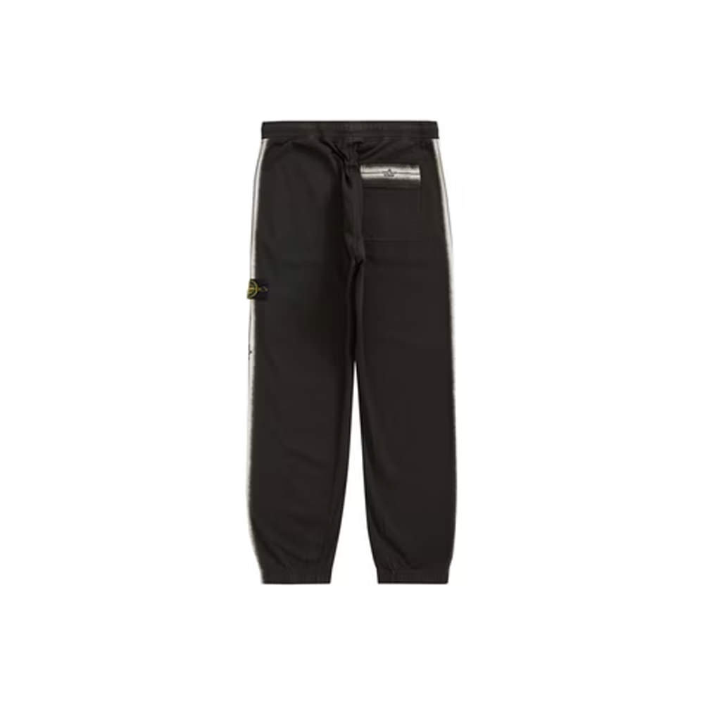 Supreme Stone Island Stripe Sweatpant BlackSupreme Stone