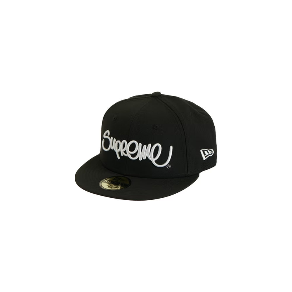 好評高評価 Supreme - Supreme Handstyle New Era Black 7 1/4 新品の