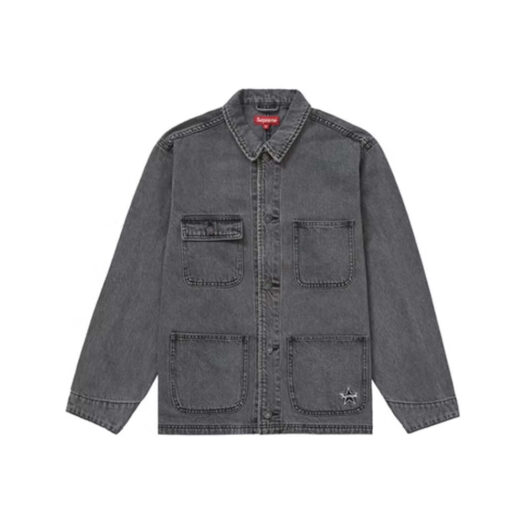 Supreme Denim Chore Coat Coat (SS22) Black