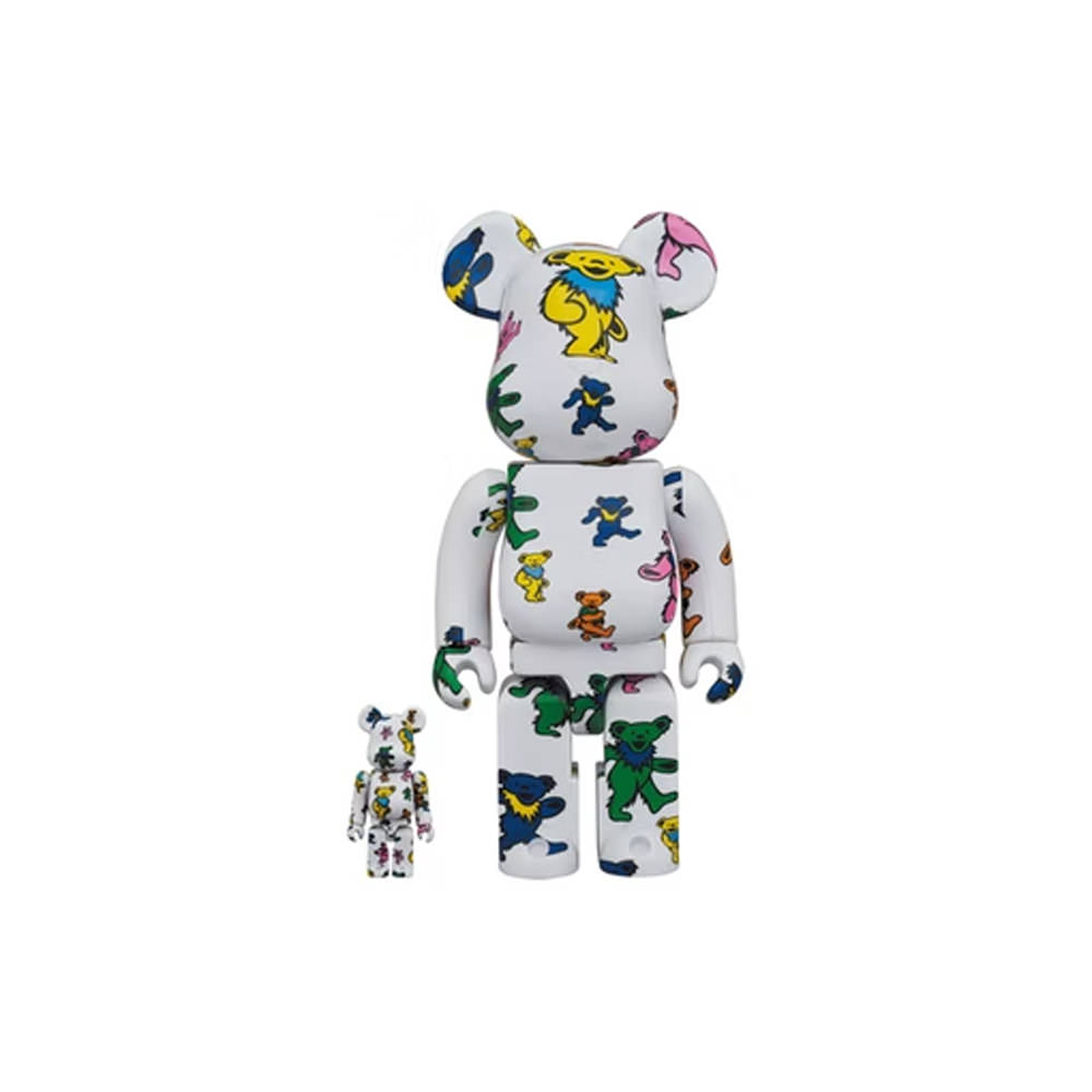 Bearbrick x Grateful Dead (Dancing Bear) 100% & 400% SetBearbrick