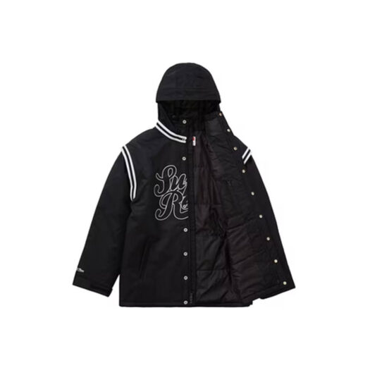 Supreme Mitchell & Ness Quilted Sports Jacket Black