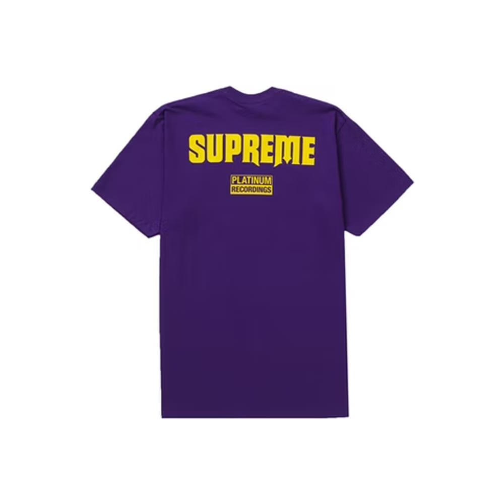 Supreme cheap purple tee