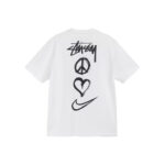 Nike x Stussy Peace, Love, Swoosh T-shirt White