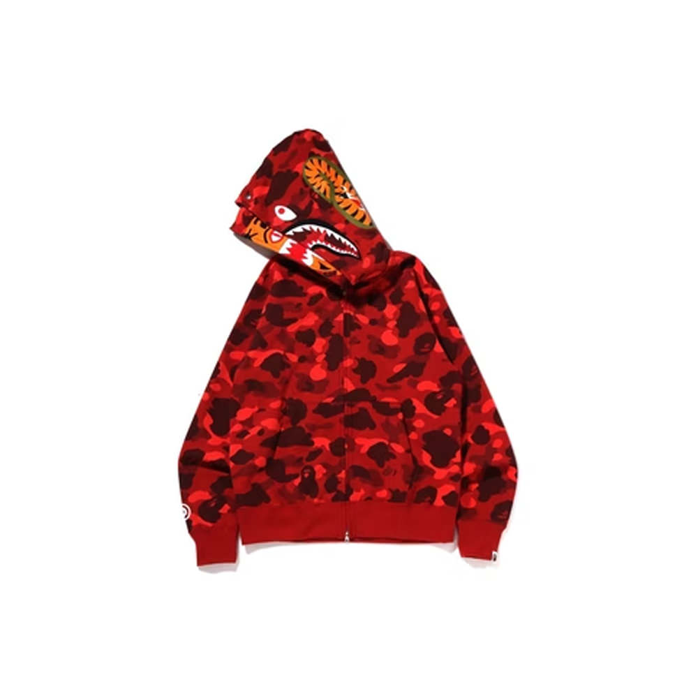 Red store bape jumper