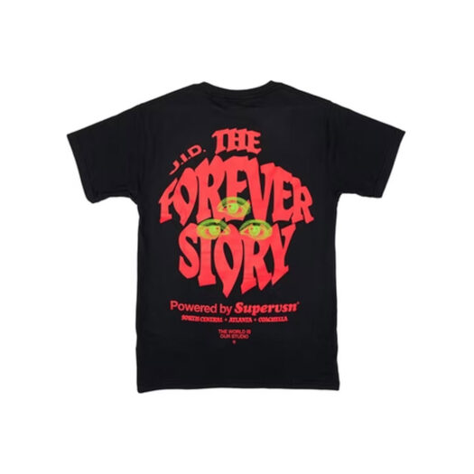 DropX™️ Exclusive: JID x Supervsn x Coachella Never is Forever Tee Black