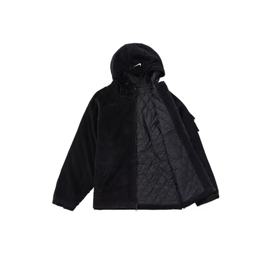 Supreme Nike Arc Corduroy Hooded Jacket Black