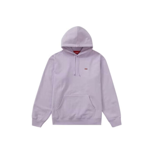Supreme Enamel Small Box Hooded Sweatshirt Lavender