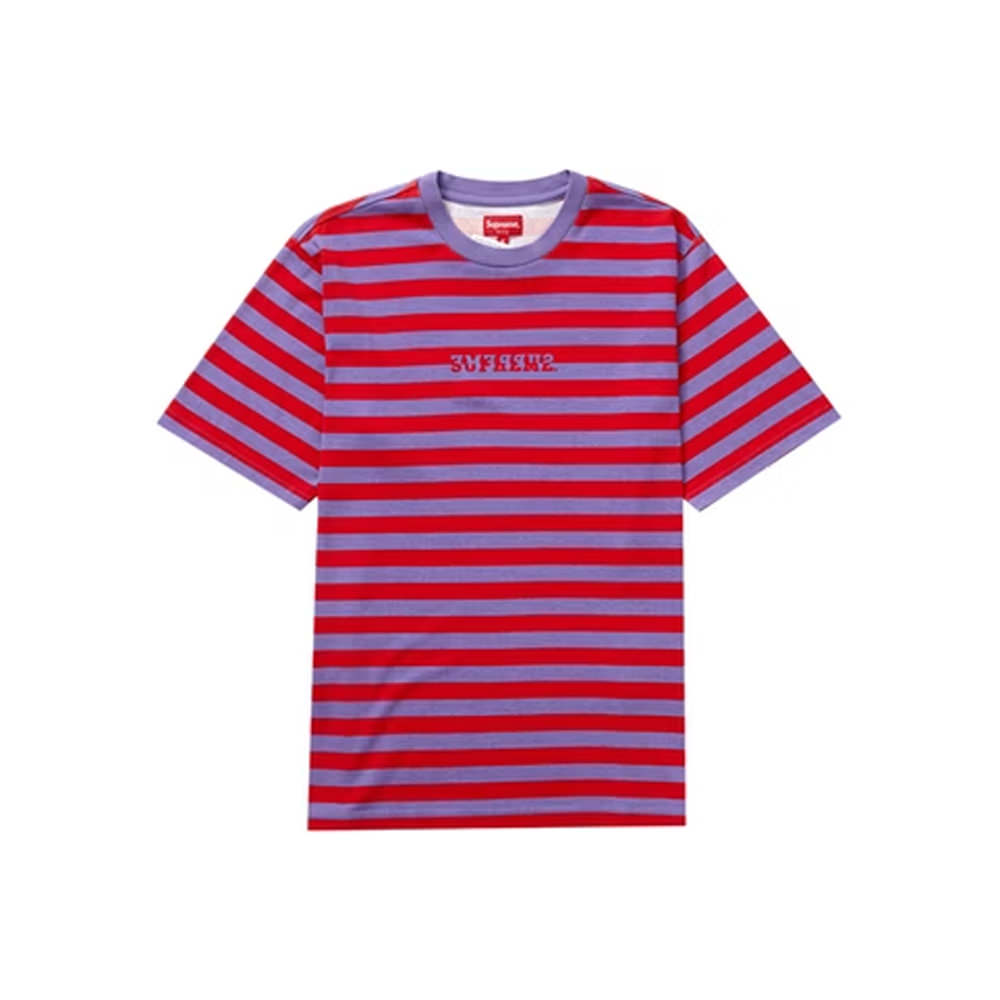 Supreme Reverse Stripe S/S Top Red