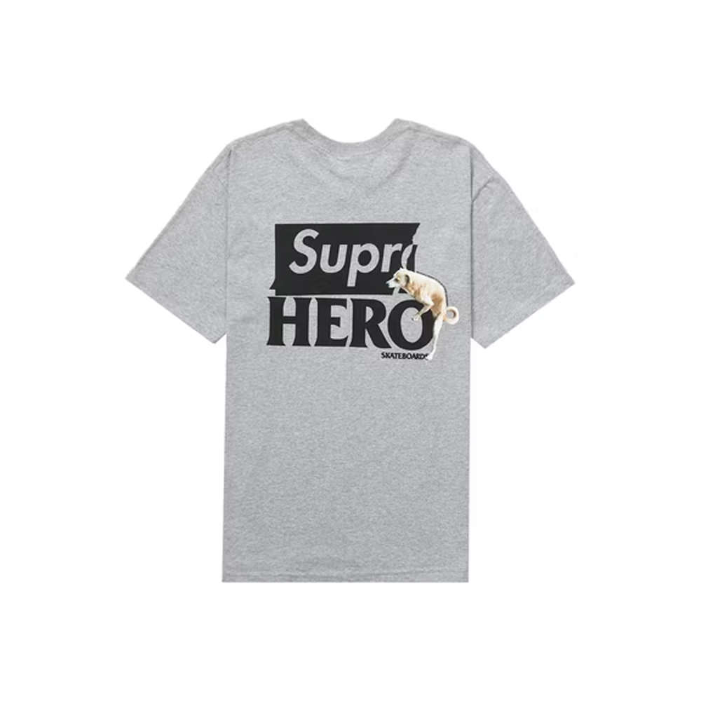 Supreme ANTIHERO Dog Tee Heather GreySupreme ANTIHERO Dog Tee