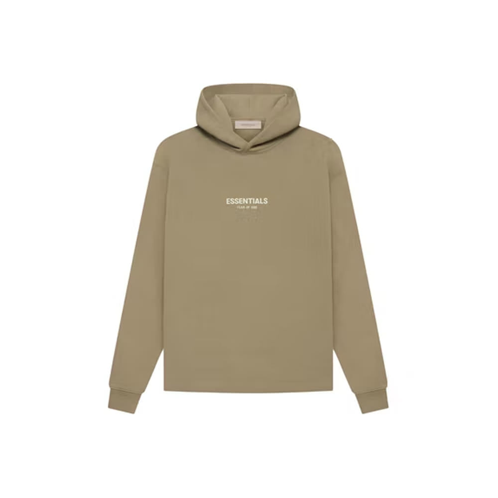 Fear of God Essentials Relaxed Hoodie OakFear of God Essentials Relaxed ...