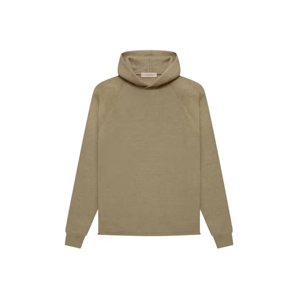 Fear of God Essentials Knit Hoodie OakFear of God Essentials Knit