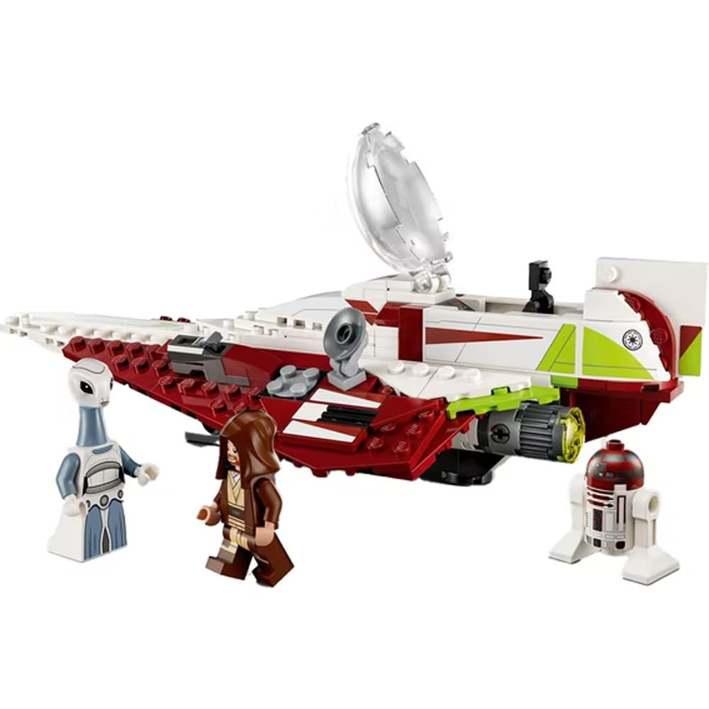 Lego Star Wars Obi-wan Kenobi’s Jedi Starfighter Set 75333lego Star 