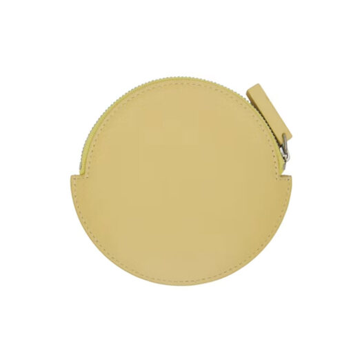 Jacquemus Le Rond Zip Up Purse Yellow