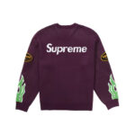 supreme-vanson-leathers-sweater-purple