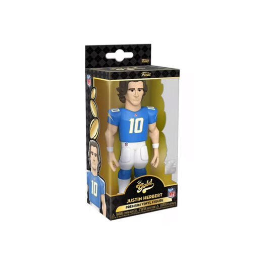 Funko Gold NFL Los Angeles Chargers Justin Herbert 5 Inch Figure