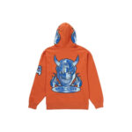 Supreme Demon Zip Up Hooded Sweatshirt Burnt Orange