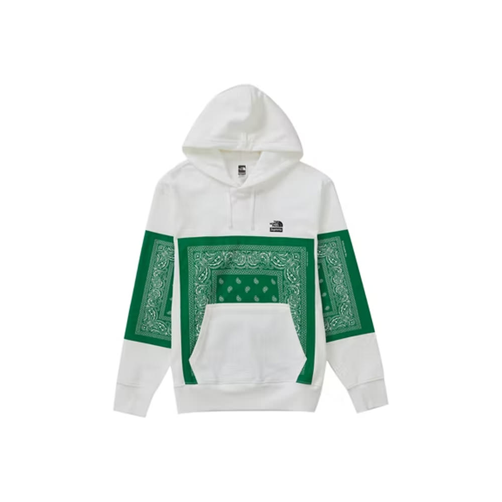 Supreme The North Face Bandana Hooded Sweatshirt WhiteSupreme The