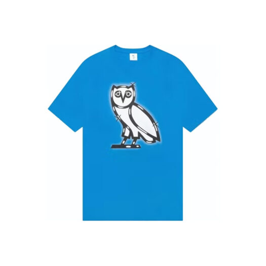 OVO Smoke Owl T-shirt Ibiza Blue