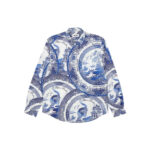 Palace China Plate Shirt Navy