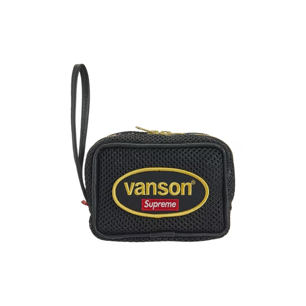 Beli Supreme X Vanson Leathers Cordura Mesh Wrist Bag New