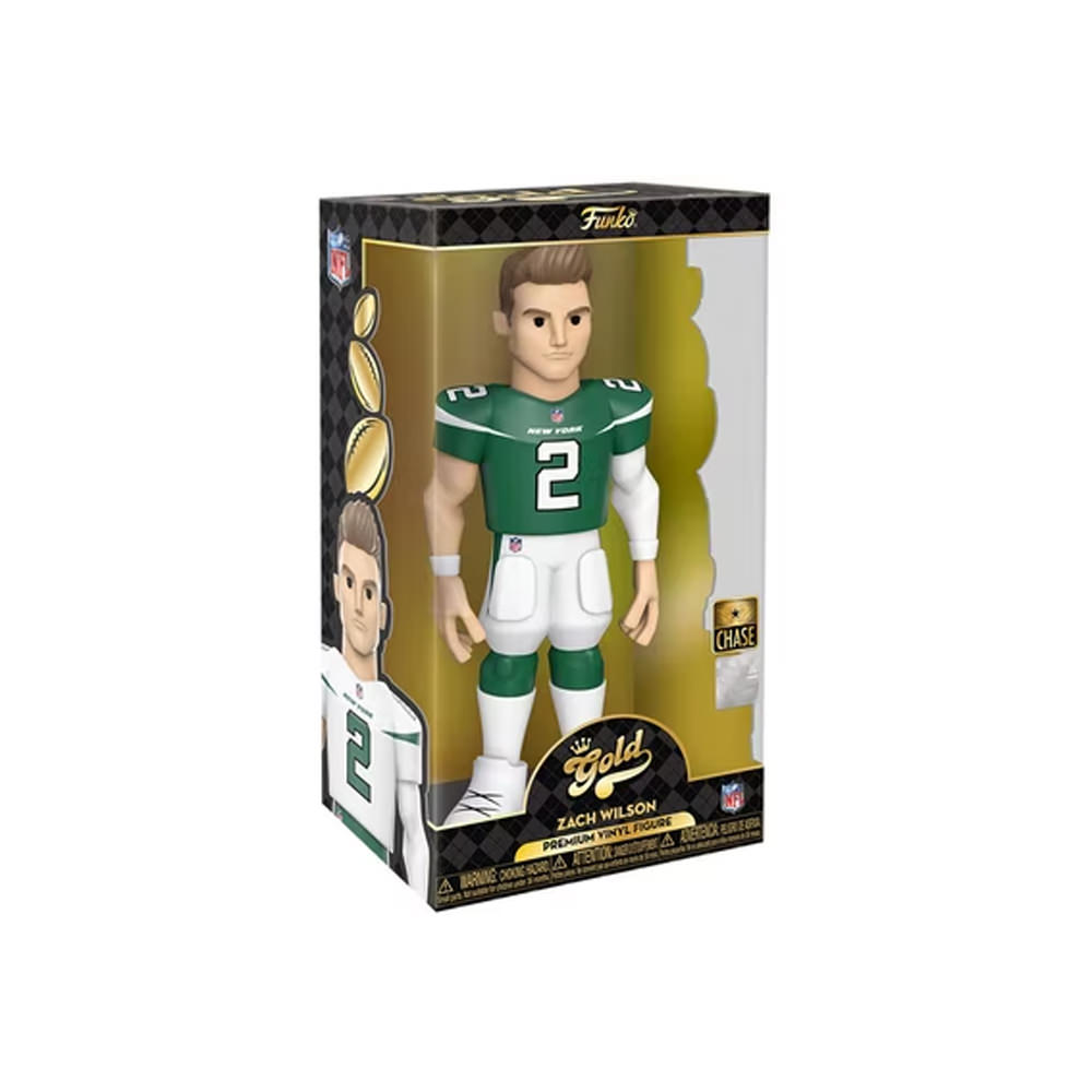 Funko Gold NFL New York Jets Zach Wilson 12 Inch Chase Exclusive  FigureFunko Gold NFL New York Jets Zach Wilson 12 Inch Chase Exclusive  Figure - OFour