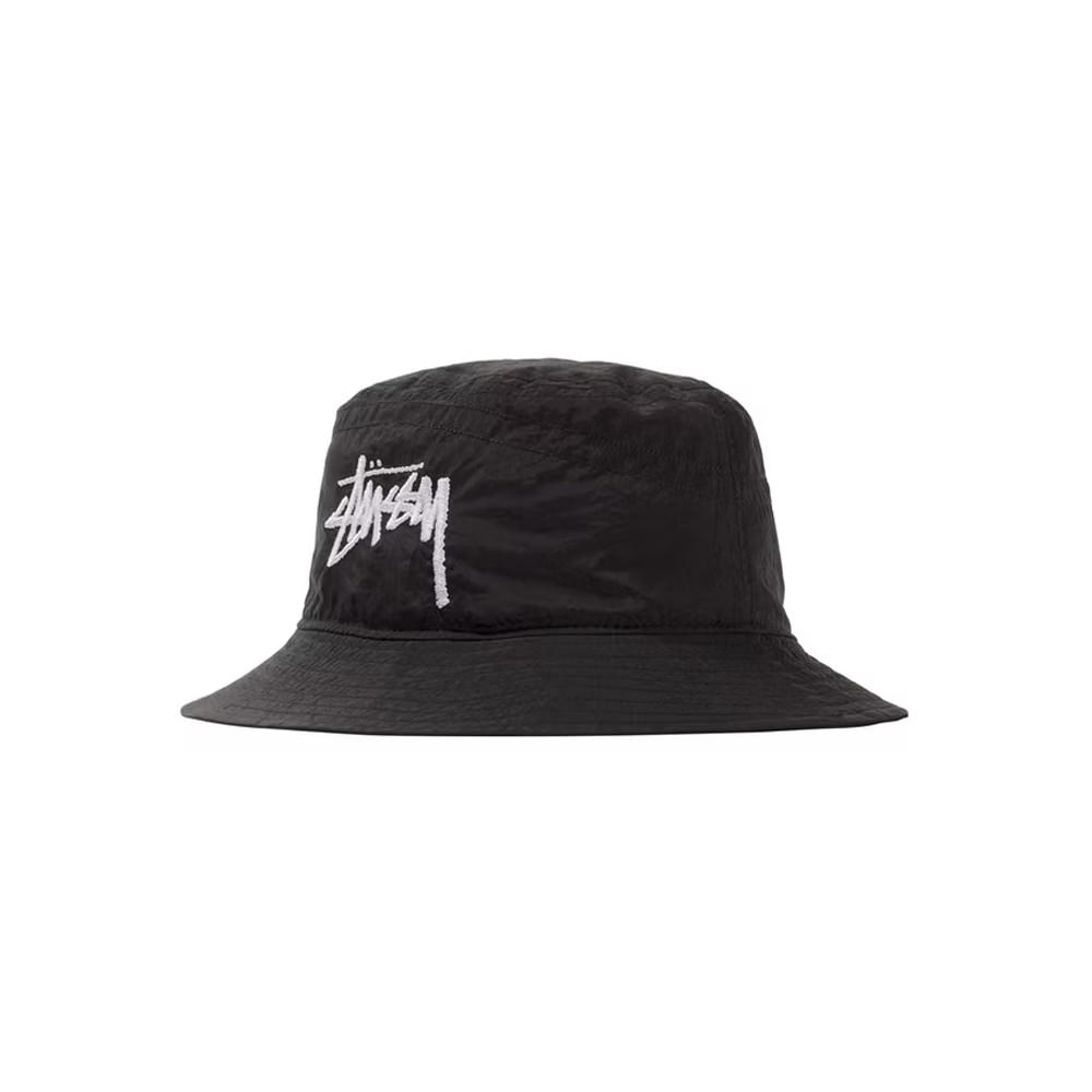 メンズM/Lサイズ STUSSY NIKE BUCKET HAT ブラック黒