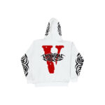 Vlone Rodman Logo Hoodie White