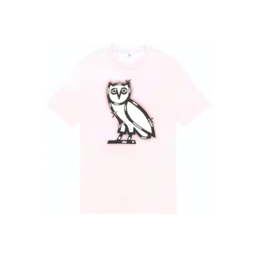 OVO Smoke Owl T-shirt Pink